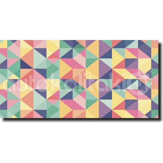 Πίνακας - Χρωματιστά τρίγωνα