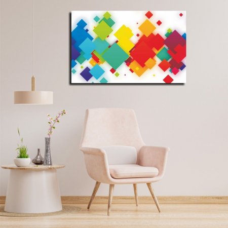 Πίνακας - Χρωματιστά τετράγωνα