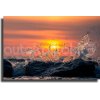 Πίνακας σε Καμβά - Κύματα Στο Ηλιοβασίλεμα