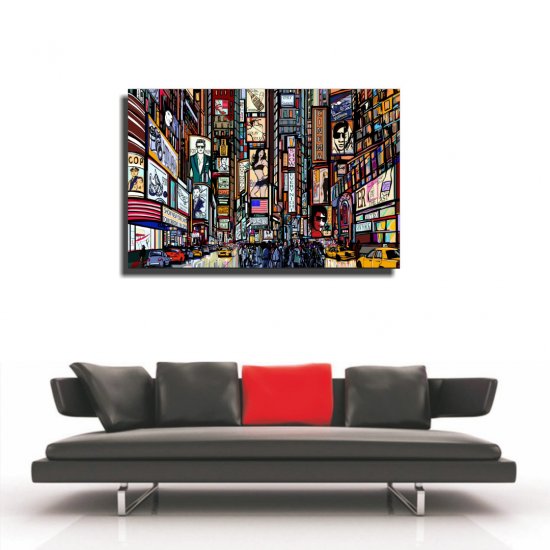 Πίνακας σε Καμβά - Colorfull City Πίνακας σε Καμβά - Colorfull City