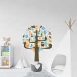 Αυτοκόλλητο τοίχου - Αστείο δεντρο
