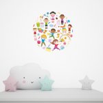 Αυτοκόλλητο τοίχου - Παιδική χαρά