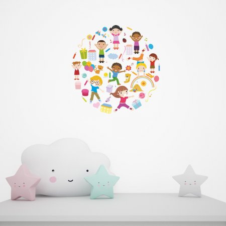 Αυτοκόλλητο τοίχου - Παιδική χαρά