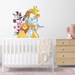 Αυτοκόλλητο τοίχου - Χαρούμενα ζώα