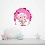 Αυτοκόλλητο τοίχου - Χαρούμενο αρκουδάκι