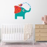 Αυτοκόλλητο τοίχου - Ελεφαντάκι 2