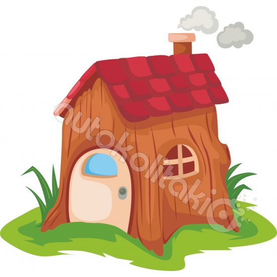 Αυτοκόλλητο τοίχου - Δεντρόσπιτο Αυτοκόλλητο τοίχου - Δεντρόσπιτο