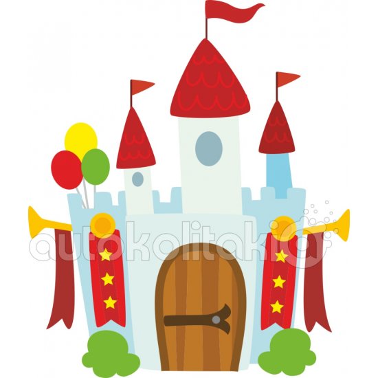 Αυτοκόλλητο τοίχου - Κάστρο