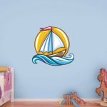 Αυτοκόλλητο τοίχου - Καραβάκι