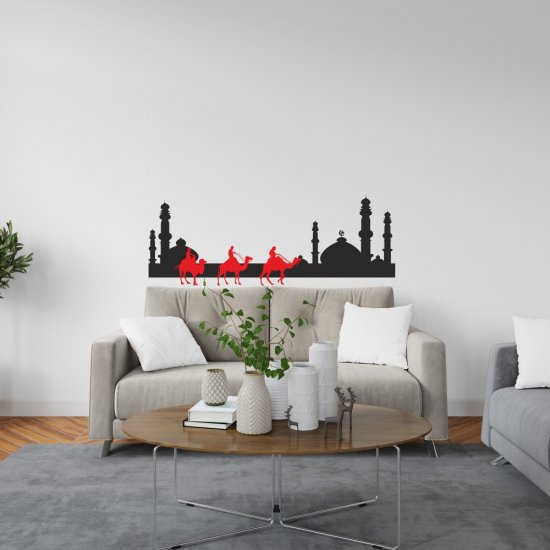 Αυτοκόλλητο τοίχου - Καραβάνι