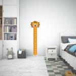 Αυτοκόλλητο τοίχου - Λιονταράκι υψομετρητής