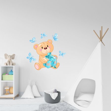 Αυτοκόλλητο τοίχου - Αρκουδάκι 3