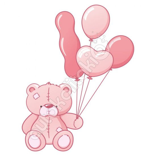 Αυτοκόλλητο τοίχου - Αρκουδάκι 4