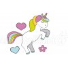 Παιδικό Αυτοκόλλητο Τοίχου - Happy Unicorn