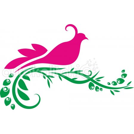 Αυτοκόλλητο τοίχου - Λουλουδοπούλι