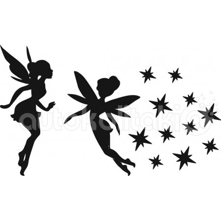 Αυτοκόλλητο τοίχου - Νεράιδα 05 Αυτοκόλλητο τοίχου - Νεράιδα 05