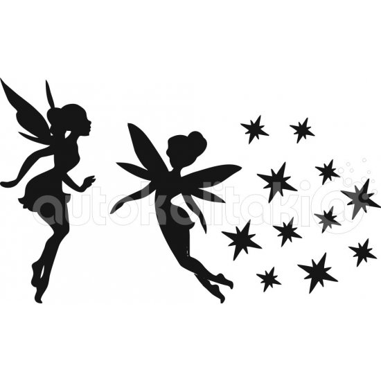 Αυτοκόλλητο τοίχου - Νεράιδα 05