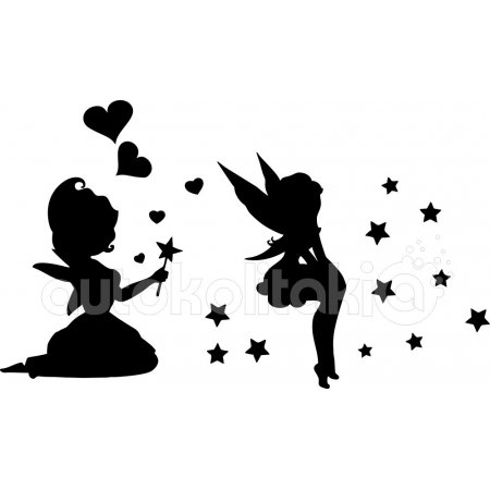 Αυτοκόλλητο τοίχου - Νεράιδα 07 Αυτοκόλλητο τοίχου - Νεράιδα 07