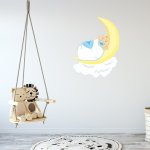 Αυτοκόλλητο τοίχου - Μωράκι που κοιμάται