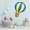 Αυτοκόλλητο τοίχου - Αερόστατο με παιδάκια Αυτοκόλλητο τοίχου - Αερόστατο με παιδάκια