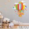Αυτοκόλλητο τοίχου - Αερόστατο με παιδάκια 4 Αυτοκόλλητο τοίχου - Αερόστατο με παιδάκια 4