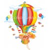 Αυτοκόλλητο τοίχου - Αερόστατο με παιδάκια 4 Αυτοκόλλητο τοίχου - Αερόστατο με παιδάκια 4