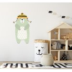 Αυτοκόλλητο τοίχου - Χαρούμενος αρκούδος