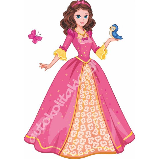 Αυτοκόλλητο τοίχου - Πριγκίπισσα 1 Αυτοκόλλητο τοίχου - Πριγκίπισσα 1