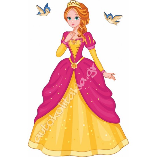 Αυτοκόλλητο τοίχου - Πριγκίπισσα 2 Αυτοκόλλητο τοίχου - Πριγκίπισσα 2