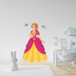 Αυτοκόλλητο τοίχου - Πριγκίπισσα 2