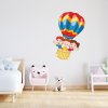 Αυτοκόλλητο τοίχου - Αερόστατο με παιδάκια 2 Αυτοκόλλητο τοίχου - Αερόστατο με παιδάκια 2