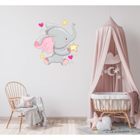 Αυτοκόλλητο τοίχου - Ελεφαντάκι 6
