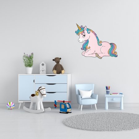 Αυτοκόλλητο τοίχου - Μονόκερος 6