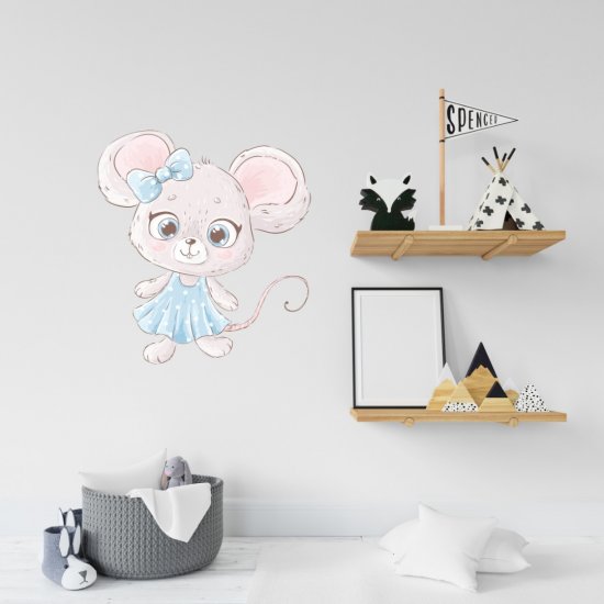 Αυτοκόλλητο τοίχου - Ποντικάκι Αυτοκόλλητο τοίχου - Ποντικάκι