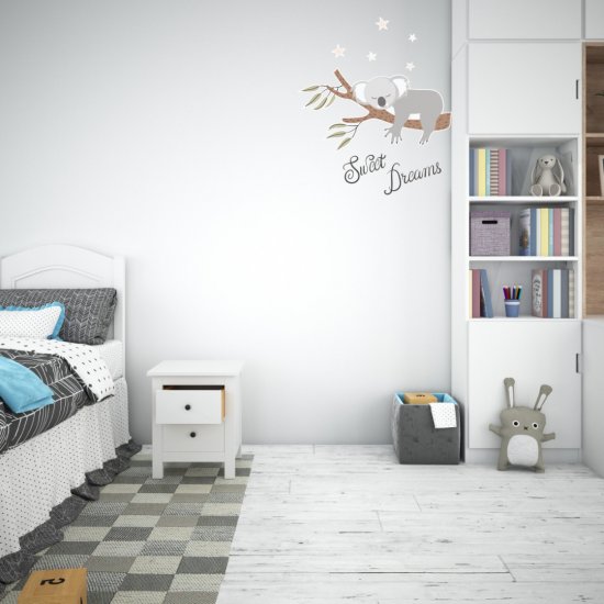 Αυτοκόλλητο τοίχου - Κοάλα σε κλαδί Αυτοκόλλητο τοίχου - Κοάλα σε κλαδί