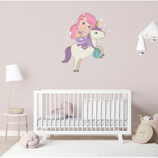 Αυτοκόλλητο τοίχου - Μονόκερος 8 Αυτοκόλλητο τοίχου - Μονόκερος 8