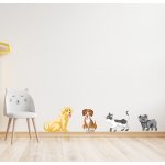 Αυτοκόλλητο τοίχου - Οι φίλοι μας (Σετ 4 αυτοκόλλητα)