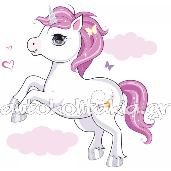 Αυτοκόλλητο τοίχου - Μονόκερος 9 Αυτοκόλλητο τοίχου - Μονόκερος 9