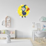 Αυτοκόλλητο τοίχου - Μικρή Μάγισσα