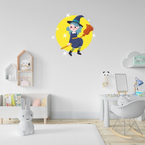 Αυτοκόλλητο τοίχου - Μικρή Μάγισσα Αυτοκόλλητο τοίχου - Μικρή Μάγισσα