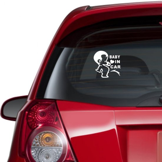 Car Sticker - baby on board 60