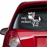 Car sticker - Baby on board 63
