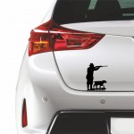 Αυτοκόλλητο αυτοκινήτου - Κυνηγός 4