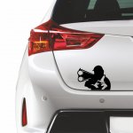 Αυτοκόλλητο αυτοκινήτου - Κυνηγός 7