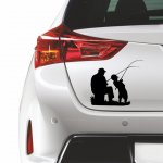 Αυτοκόλλητο αυτοκινήτου - Ψάρεμα 2