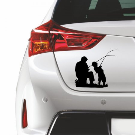 Αυτοκόλλητο αυτοκινήτου - Ψάρεμα 2