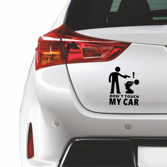 Αυτοκόλλητο αυτοκινήτου - Dont touch my car 3
