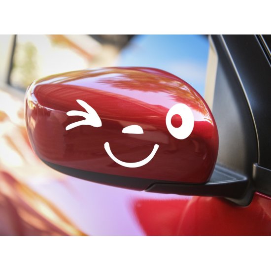 Αυτοκόλλητο αυτοκινήτου - Μάτια (2 τεμάχια δεξί - αριστερό καθρέπτη)