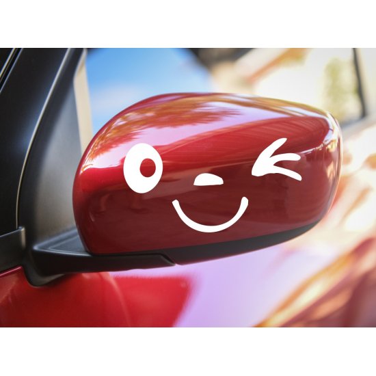 Αυτοκόλλητο αυτοκινήτου - Μάτια (2 τεμάχια δεξί - αριστερό καθρέπτη)
