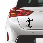 Αυτοκόλλητο αυτοκινήτου - Κογιότ